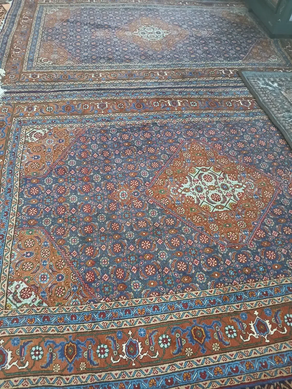 فرش دستباف جفت ۶ متری|فرش|آبش احمد, |دیوار