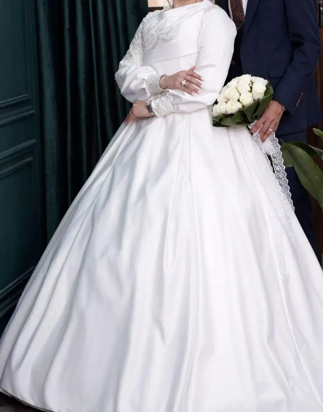 لباس عروس پوشیده سایز 44-42|لباس|اصفهان, شهید رجایی|دیوار