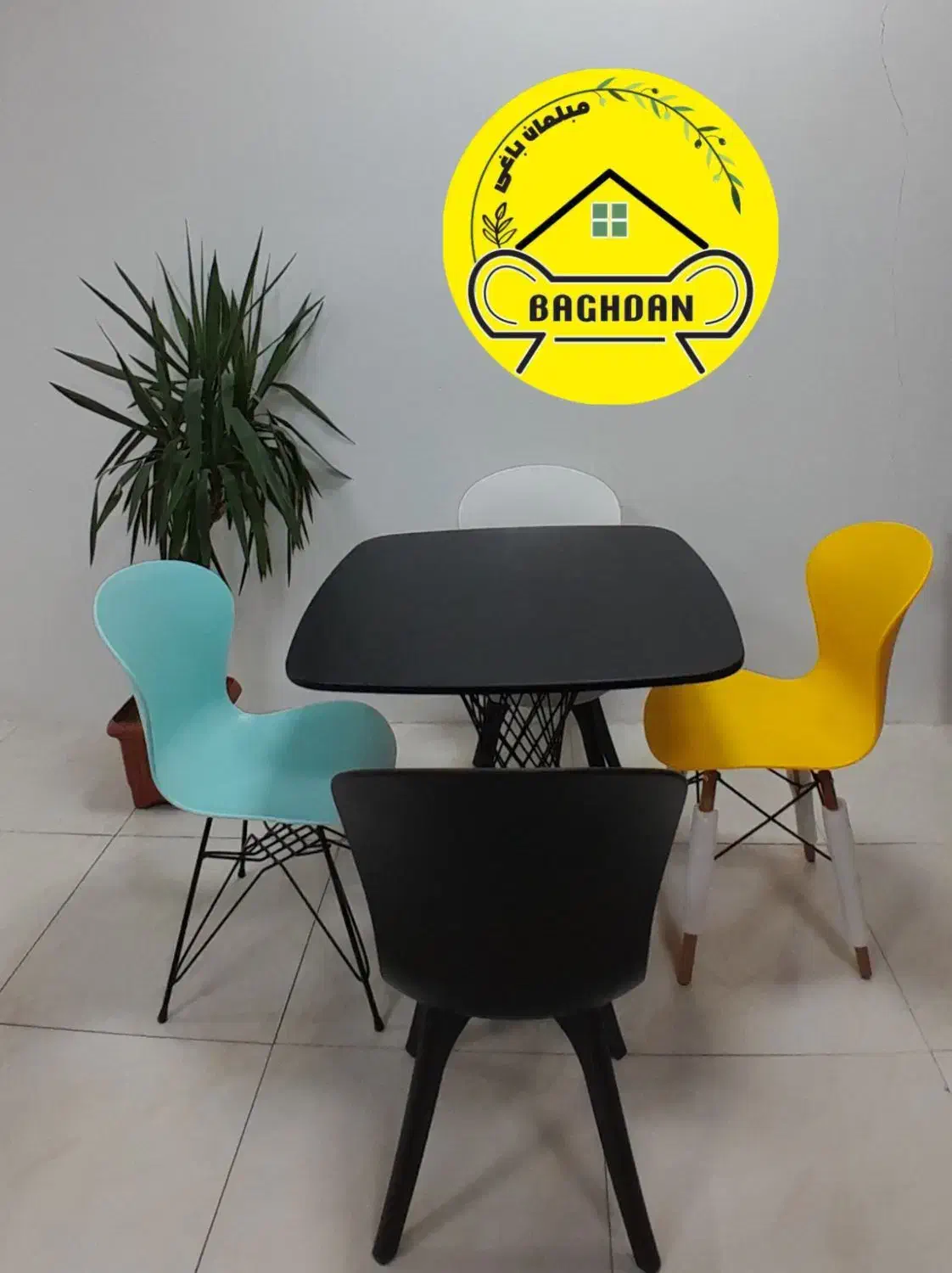 صندلی پلاستیکی کافه پایه نشکن مدل delara 55/باغدان|میز و صندلی غذاخوری|چهارباغ, |دیوار