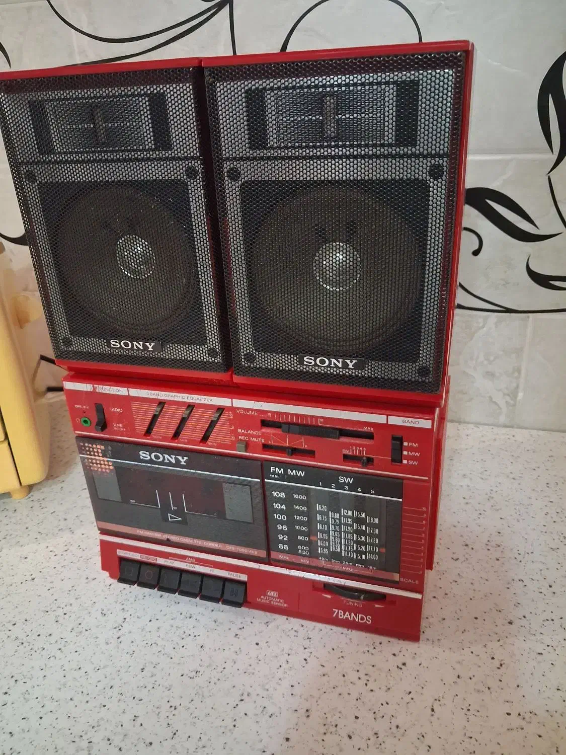رادیو کاست سونی ژاپن درحد بارادیو۷موج|سیستم صوتی خانگی|کرج, گوهردشت|دیوار