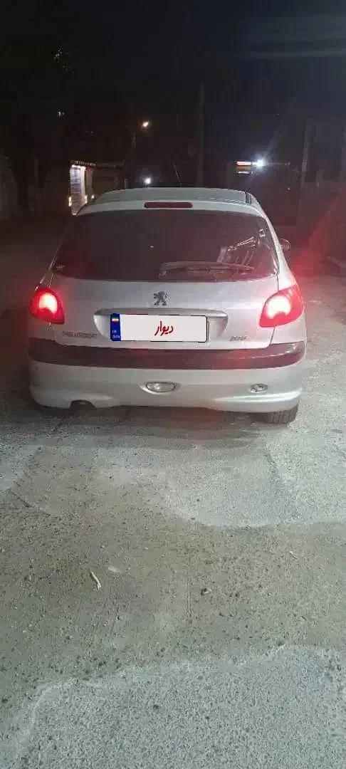 206نقره ای|خودرو سواری و وانت|رشت, آب و برق|دیوار