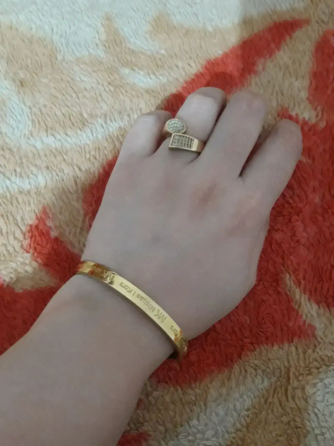 دستبند وانگشتر ژوپینگ بدل رنگ ثابت|بدلیجات|خرم‌آباد, |دیوار