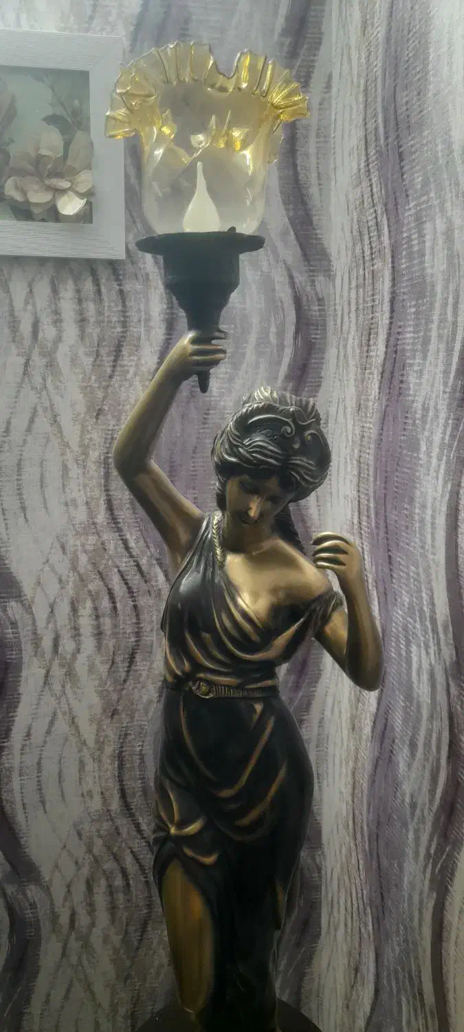 مجسمه قلع و سرب با روکش برنجی|مجسمه، تندیس، ماکت|ری, حمزهآباد|دیوار