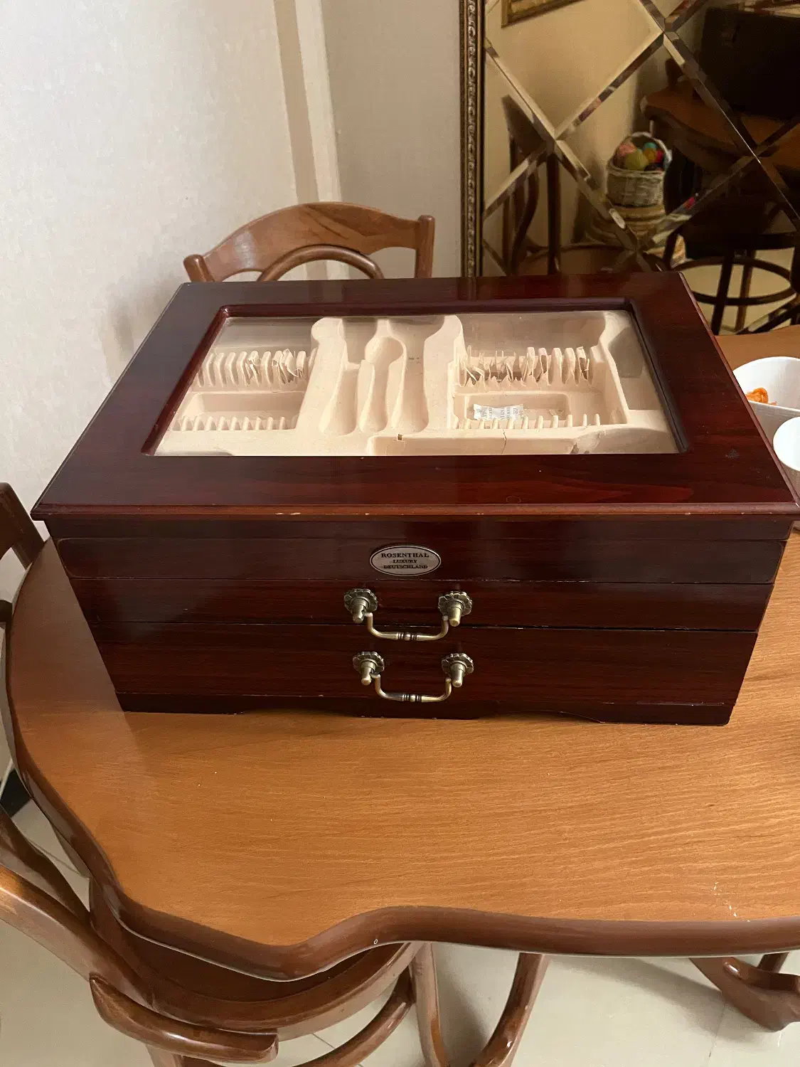 جعبه قاشق چنگال|ظروف سرو و پذیرایی|مشهد, امامیه (شهرک غرب)|دیوار