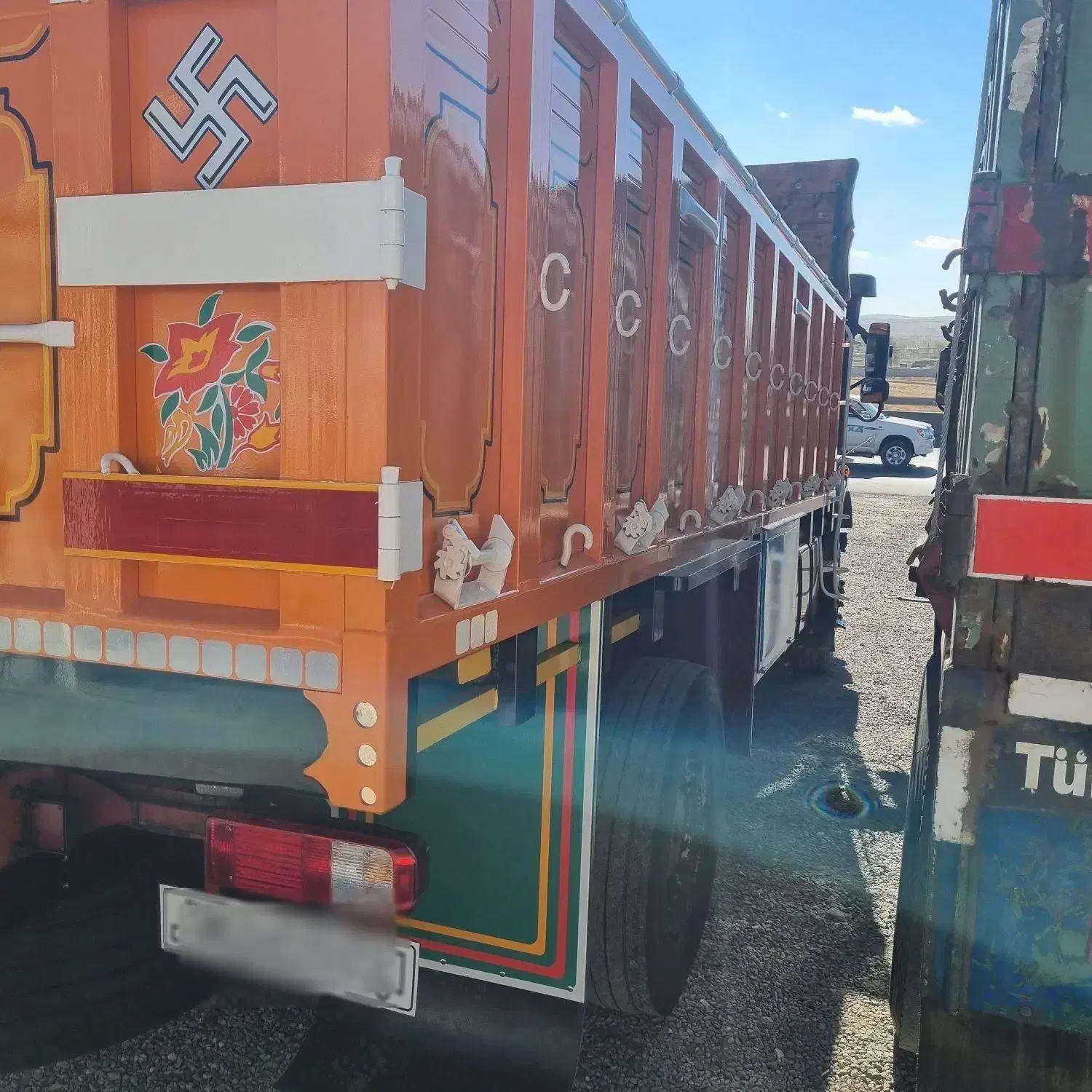 بنزتک باری مدل۹۳بدون خال رنگ استثنایی|خودرو سنگین|بستان آباد, |دیوار