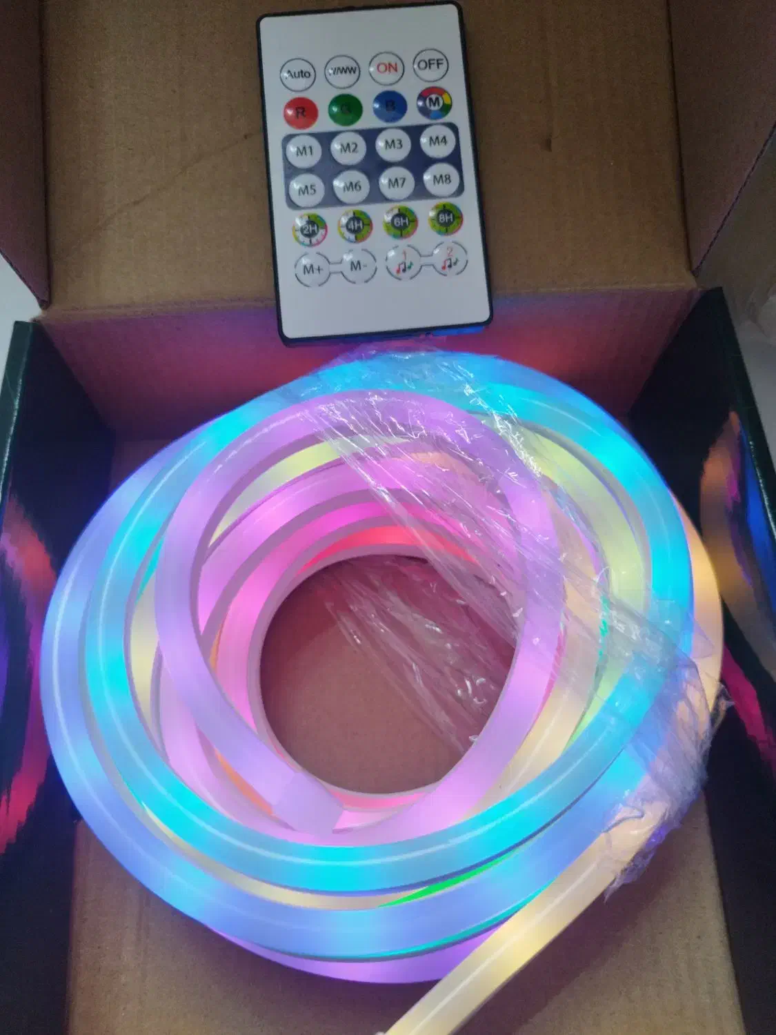 نئون ار جی بی rgb حساس به صدا|ریسه و چراغ تزئینی|مشهد, چهارچشمه|دیوار