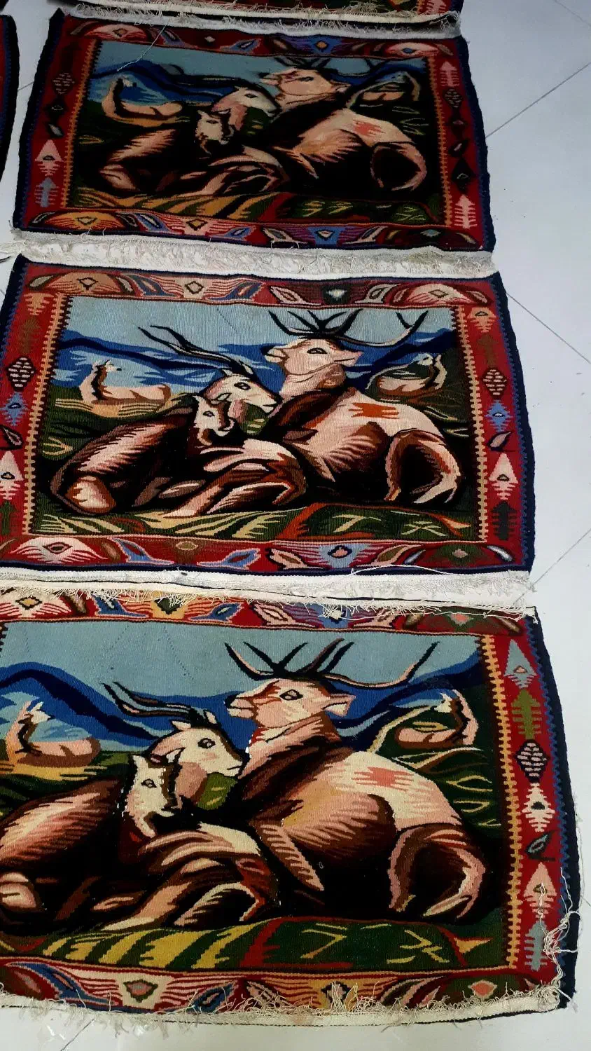 ده عدد گلیم دستباف سنه سنندج|گلیم، جاجیم، گبه|تهران, پاسداران|دیوار