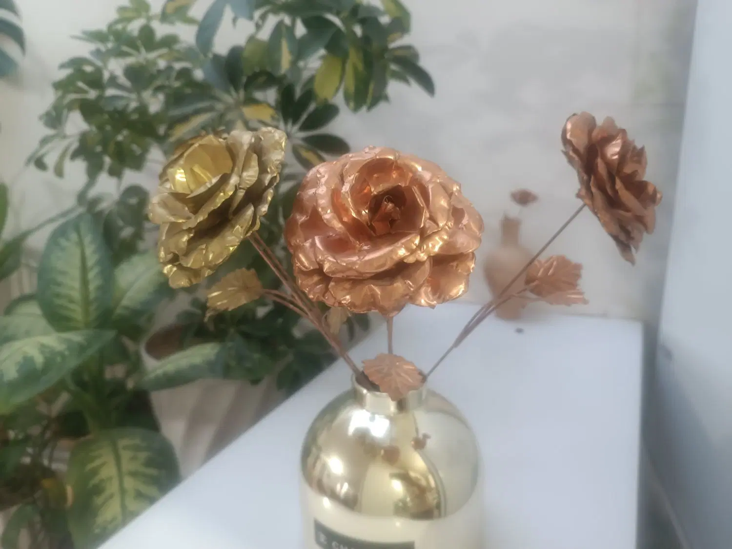 گل برنزی|صنایع دستی و سایر لوازم تزئینی|اهر, |دیوار