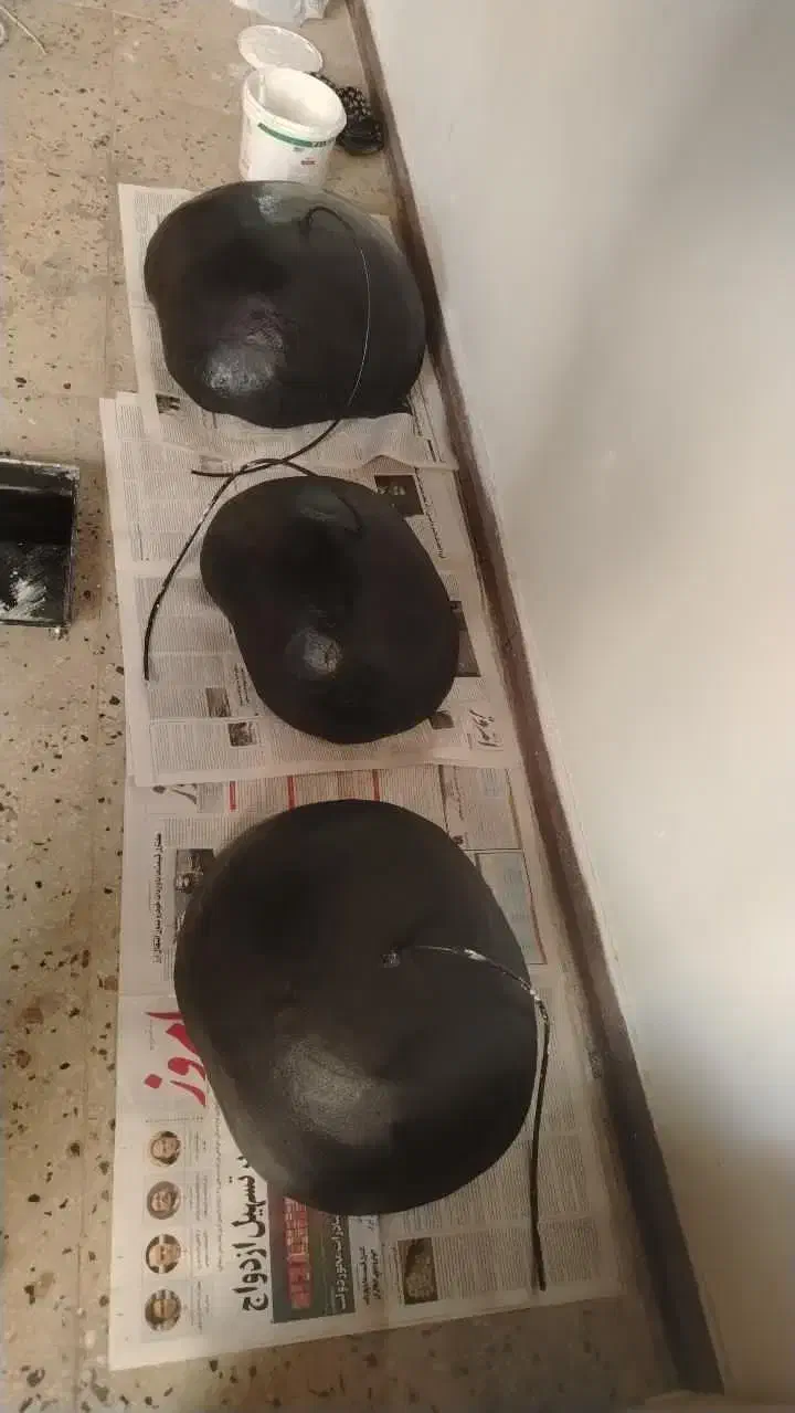 لوستر پاپیه ماشه|لوستر و چراغ آویز|رشت, شهرک قدس|دیوار