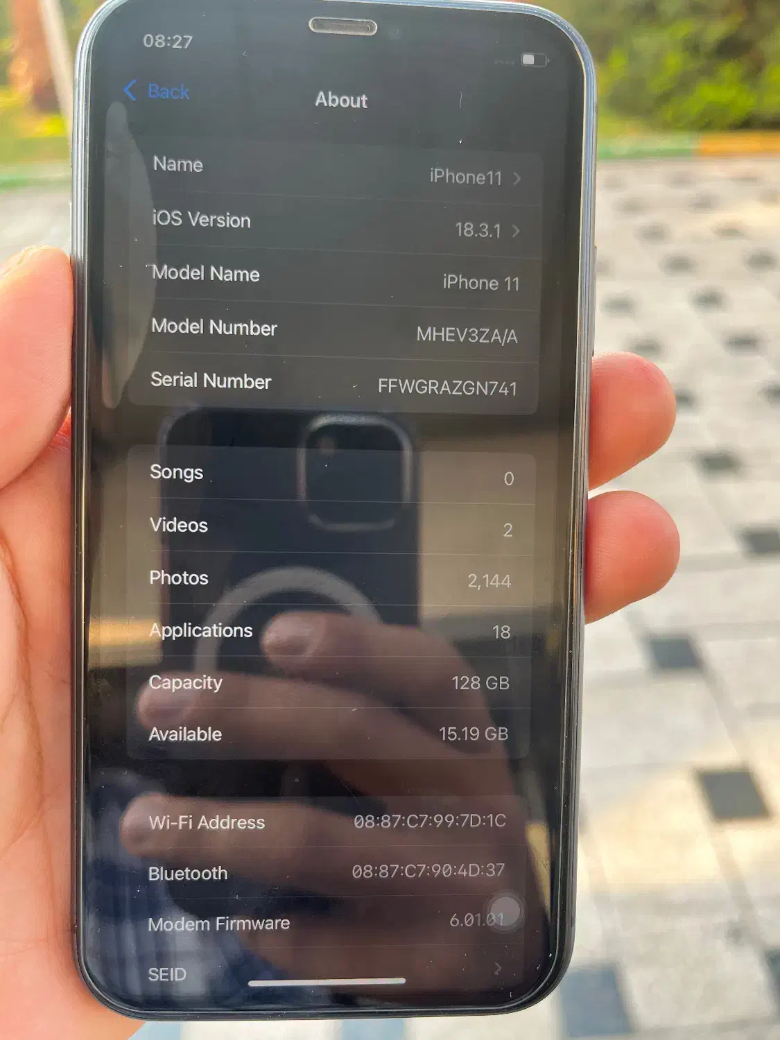 آیفون ۱۱ نرمال ۱۲۸ گیگ|موبایل|تهران, شهرک فرهنگیان|دیوار