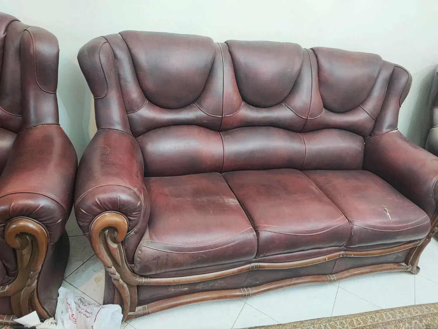 مبلمان چرمی|مبلمان خانگی و میز عسلی|اهواز, کیانپارس |دیوار