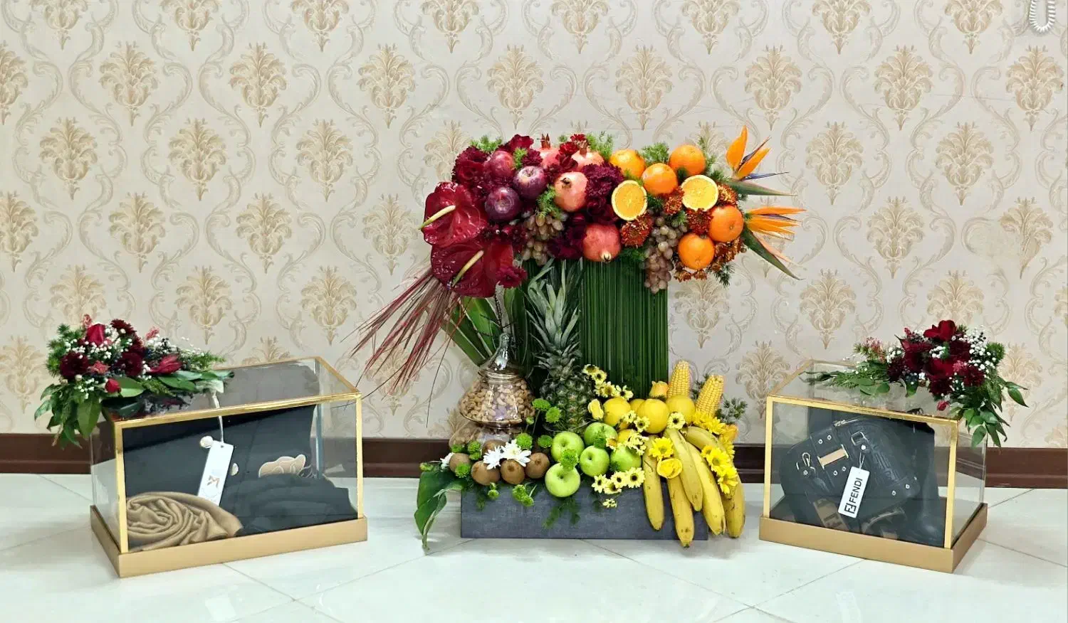 گل آرایی میوه آرایی دکور یلدایی شب چله خاطره ای|خدمات پذیرایی، مراسم|مشهد, سمزقند|دیوار