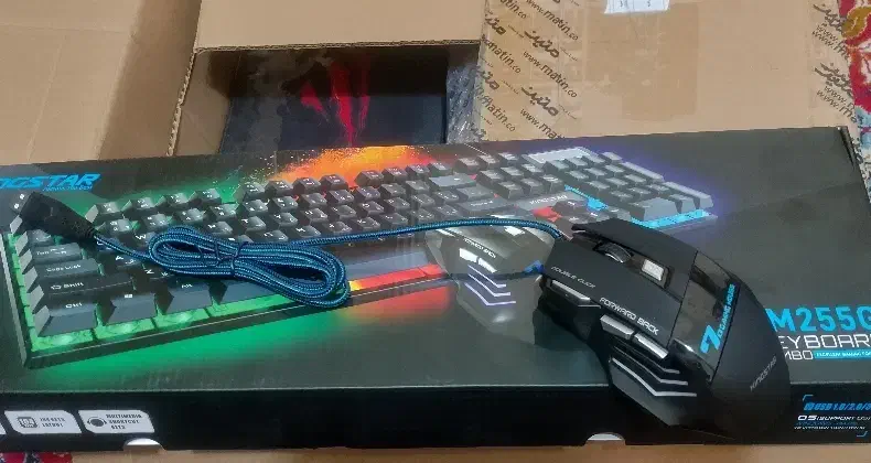 مجموعه موس کیبورد گیمینگ|قطعات و لوازم جانبی رایانه|شیراز, فرگاز|دیوار