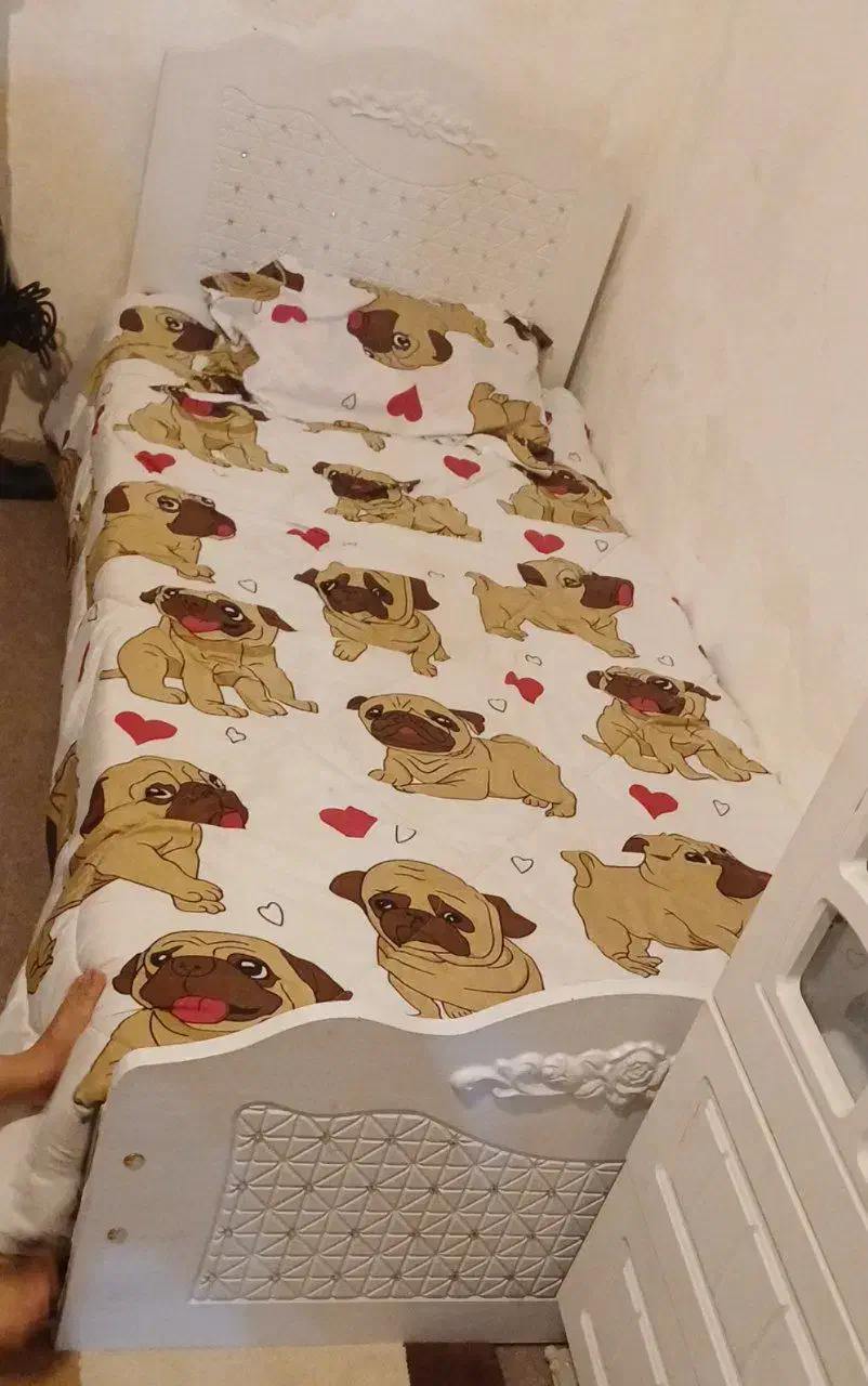 تخت نوجوان مناسب سیسمونی|تخت و صندلی بچه|مشهد, شهید معقول|دیوار