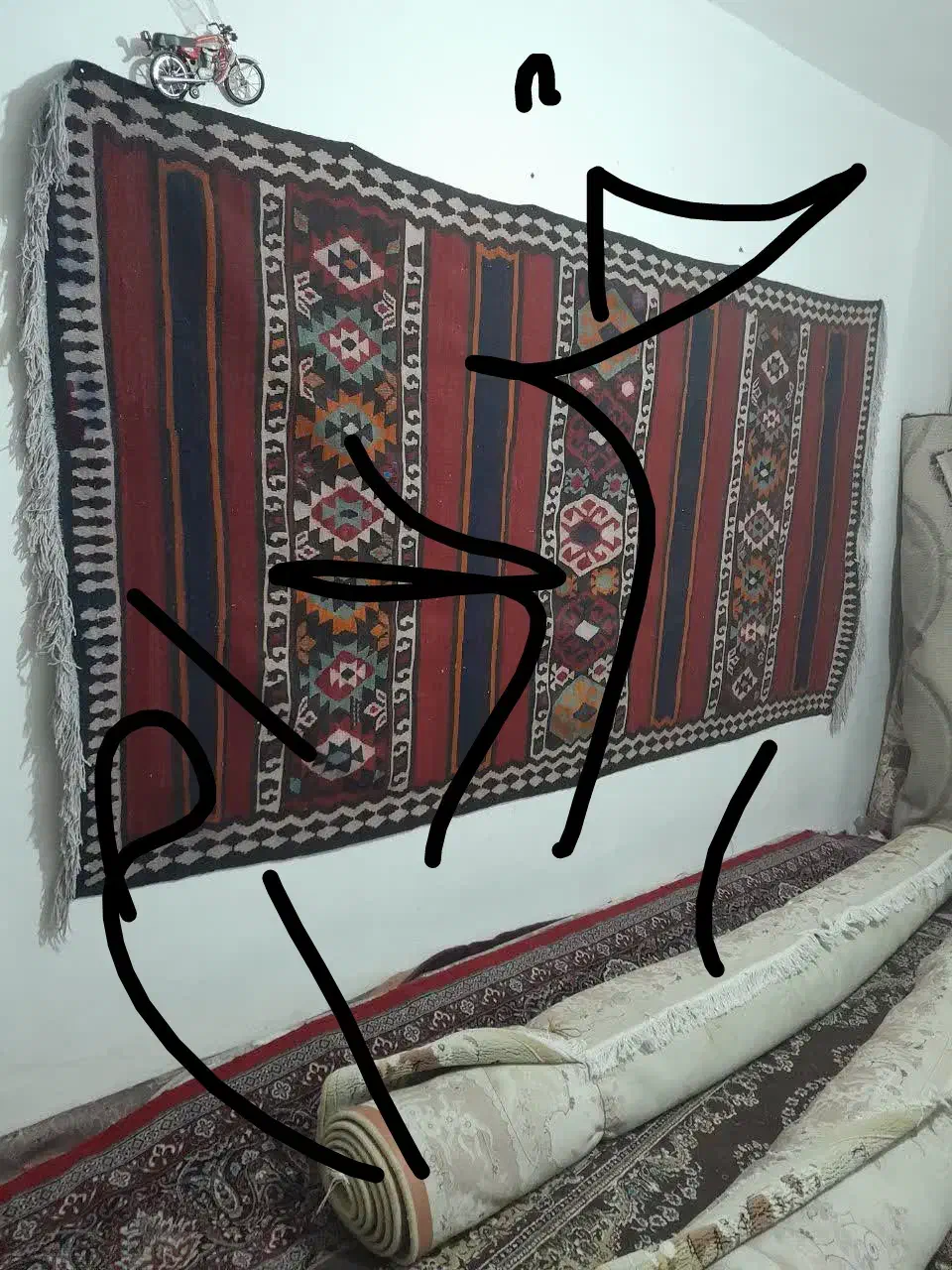 فروش فرش های کارکرده|فرش|قم, مسجد امام حسن|دیوار