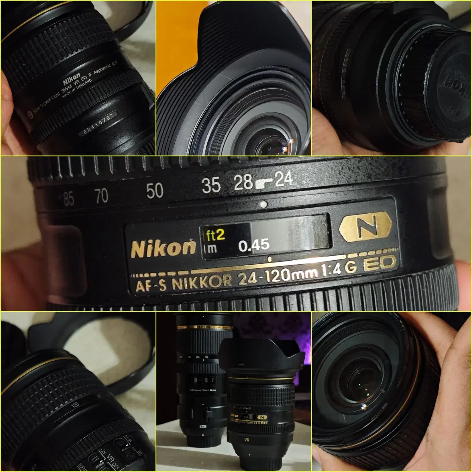 D610 نیکون همراه 24-120 f 4 و 70-200 f2.8 تامرون|دوربین عکاسی و فیلمبرداری|شیراز, پارک آزادی|دیوار