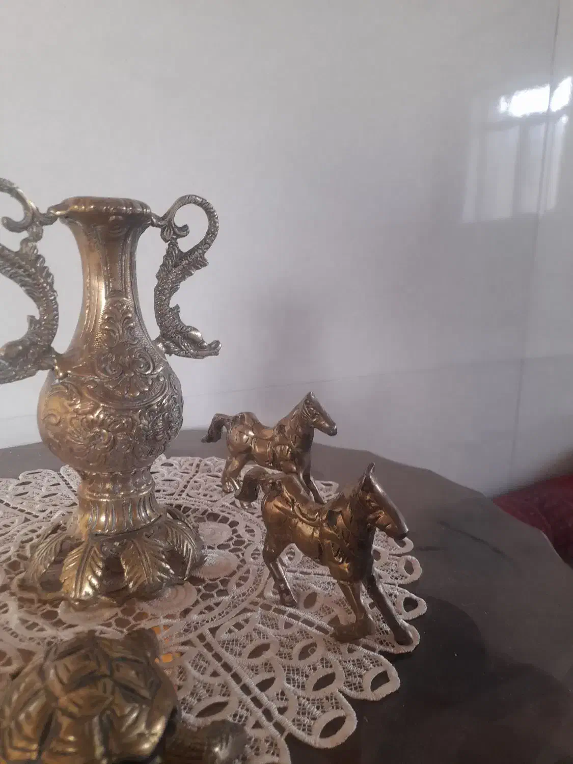 گلدان ۲عددلاک وشث و۲عدداسپ|مجسمه، تندیس، ماکت|تبریز, |دیوار