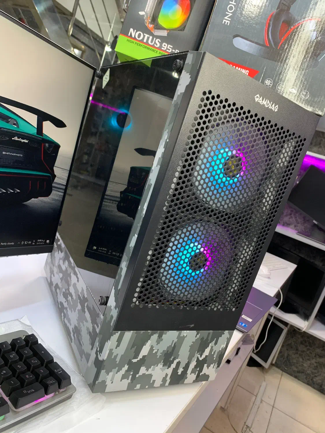 کیس و مانیتور خانگی و بازی قدرتمند|رایانه رومیزی|اهواز, گلستان|دیوار