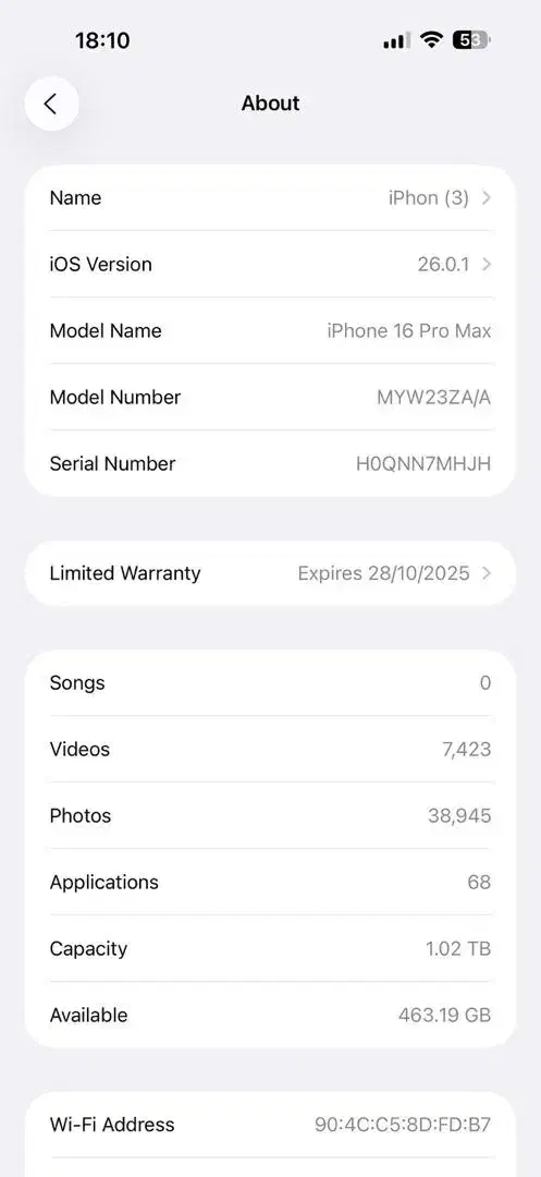 فروش آیفون 16 promax  یک ترا بایت نچرال|موبایل|مشهد, فلسطین|دیوار