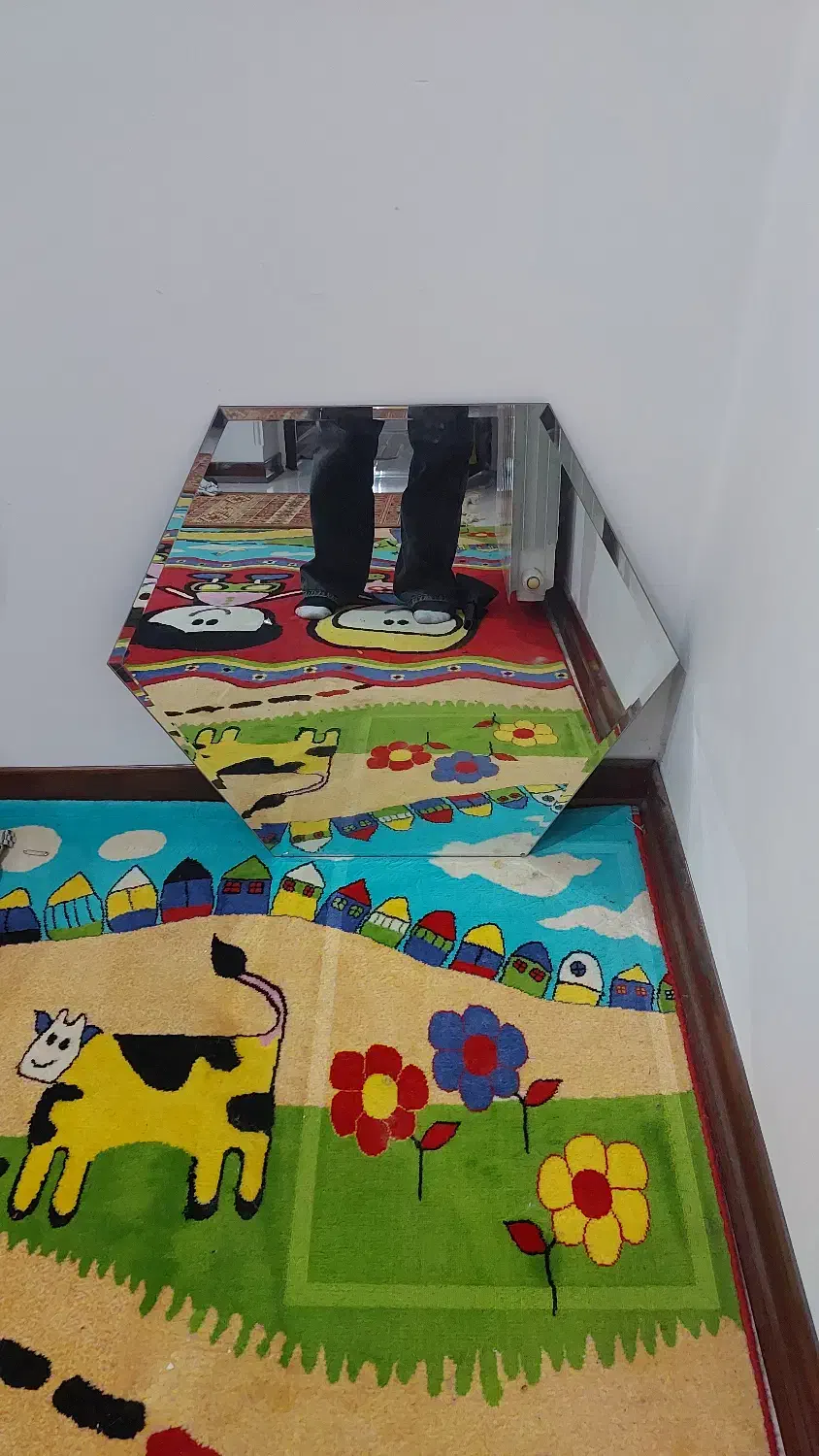 آینه شش ضلعی دکوراتیو|آینه|آمل, |دیوار