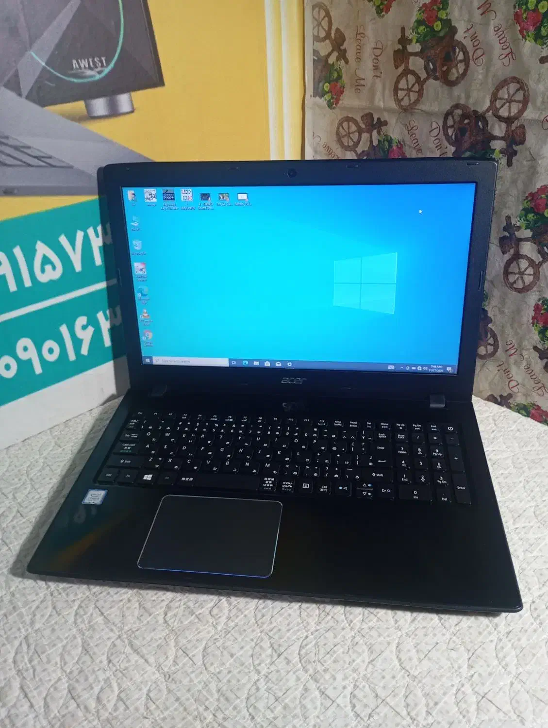 لپ تاپ ایسر نسل ۷ با لوازم های تکمیل|رایانه همراه|مهرستان, |دیوار