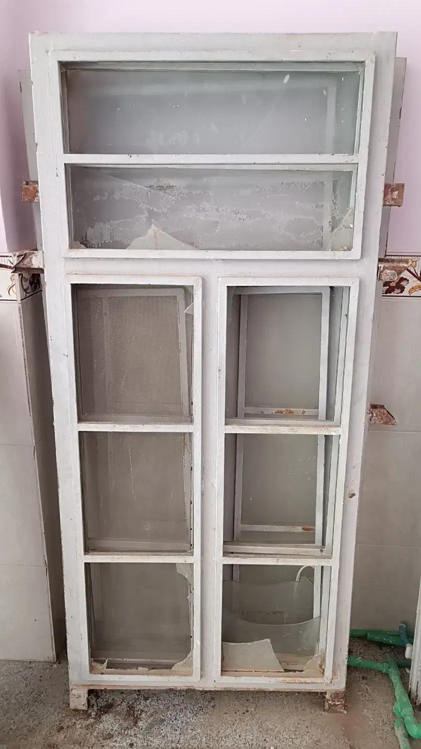 درب و پنجره آهنی سالم|مصالح و تجهیزات ساختمان|خرمدره, |دیوار