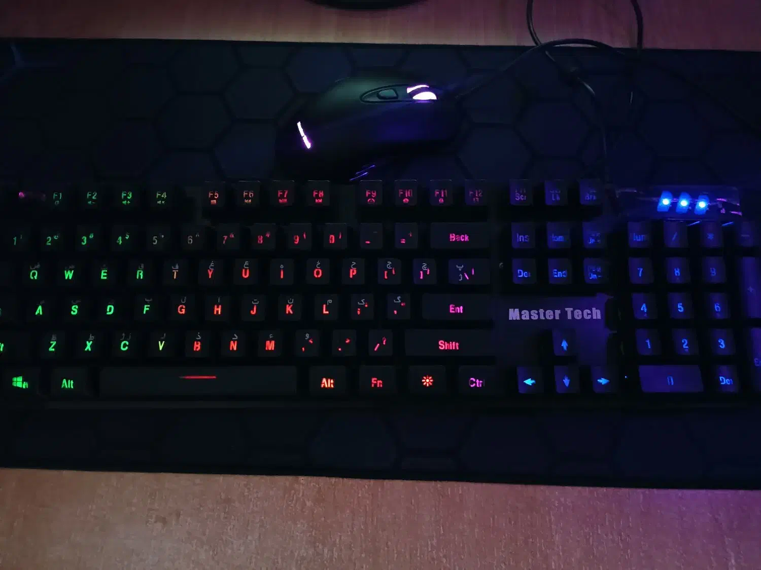 کیبورد ماوس گیمینگ Mastertech mk9200|قطعات و لوازم جانبی رایانه|تهران, امیر بهادر|دیوار