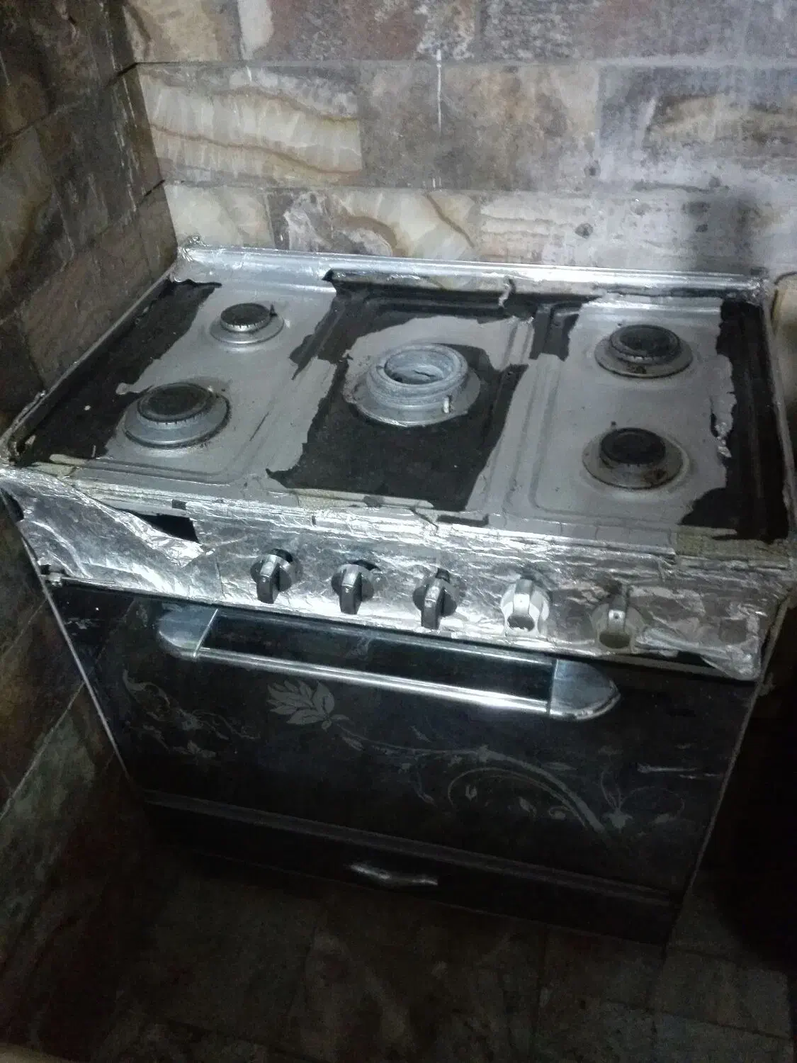 اجاق گاز پنج شعله|اجاق گاز و لوازم برقی پختوپز|دلیجان, |دیوار