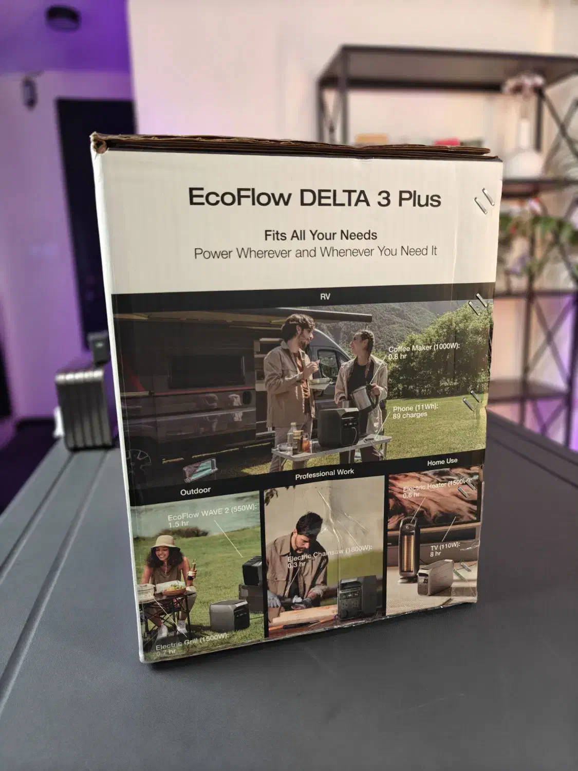 پاوراستیشن خورشیدی EcoFlow delta 3 plus|قطعات و لوازم جانبی رایانه|تهران, بهار|دیوار