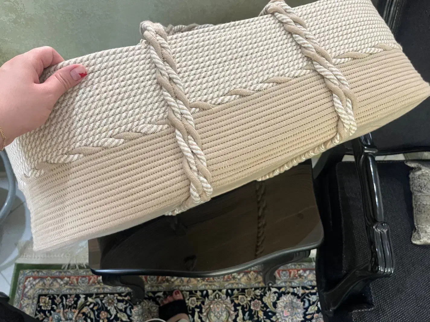 کریر مکرومه بافی نوزاد|اسباب و اثاث بچه|تهران, تاکسیرانی|دیوار