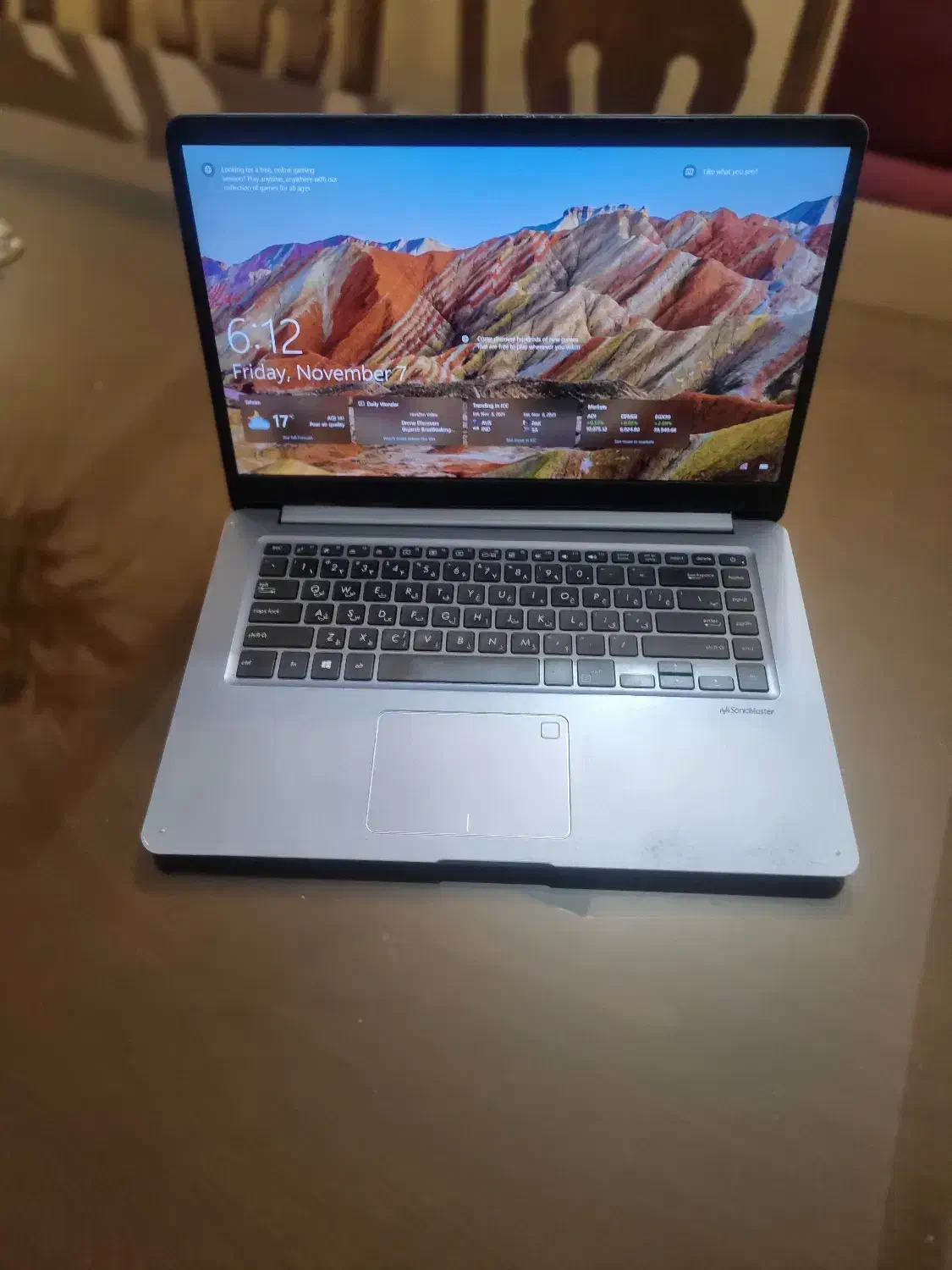 لپتاپ i7 ایسوس تمیز با جعبه|رایانه همراه|تهران, شهرک چیتگر|دیوار