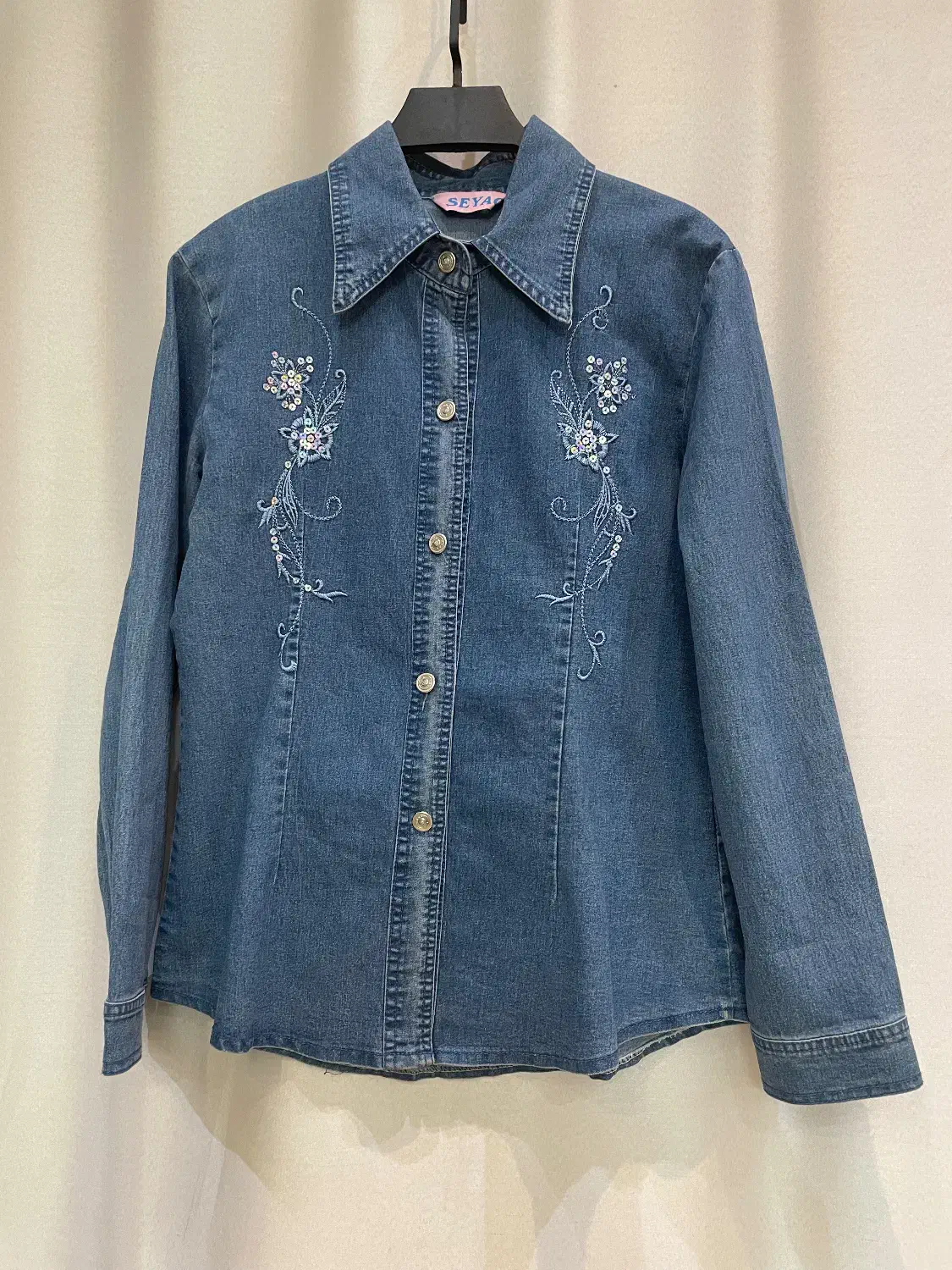 شومیز جین گلدوزی|لباس|یزد, |دیوار