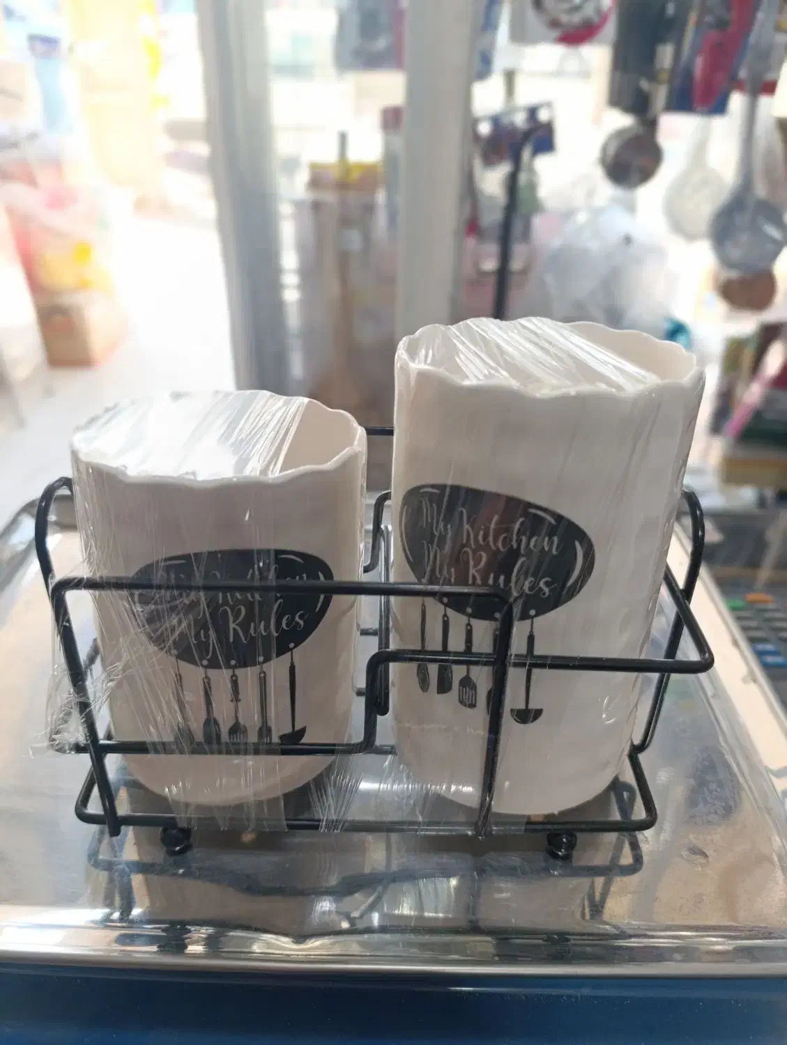 جاقاشق چنگالی|آبچکان و نظمدهنده ظروف|شیراز, پودنک|دیوار