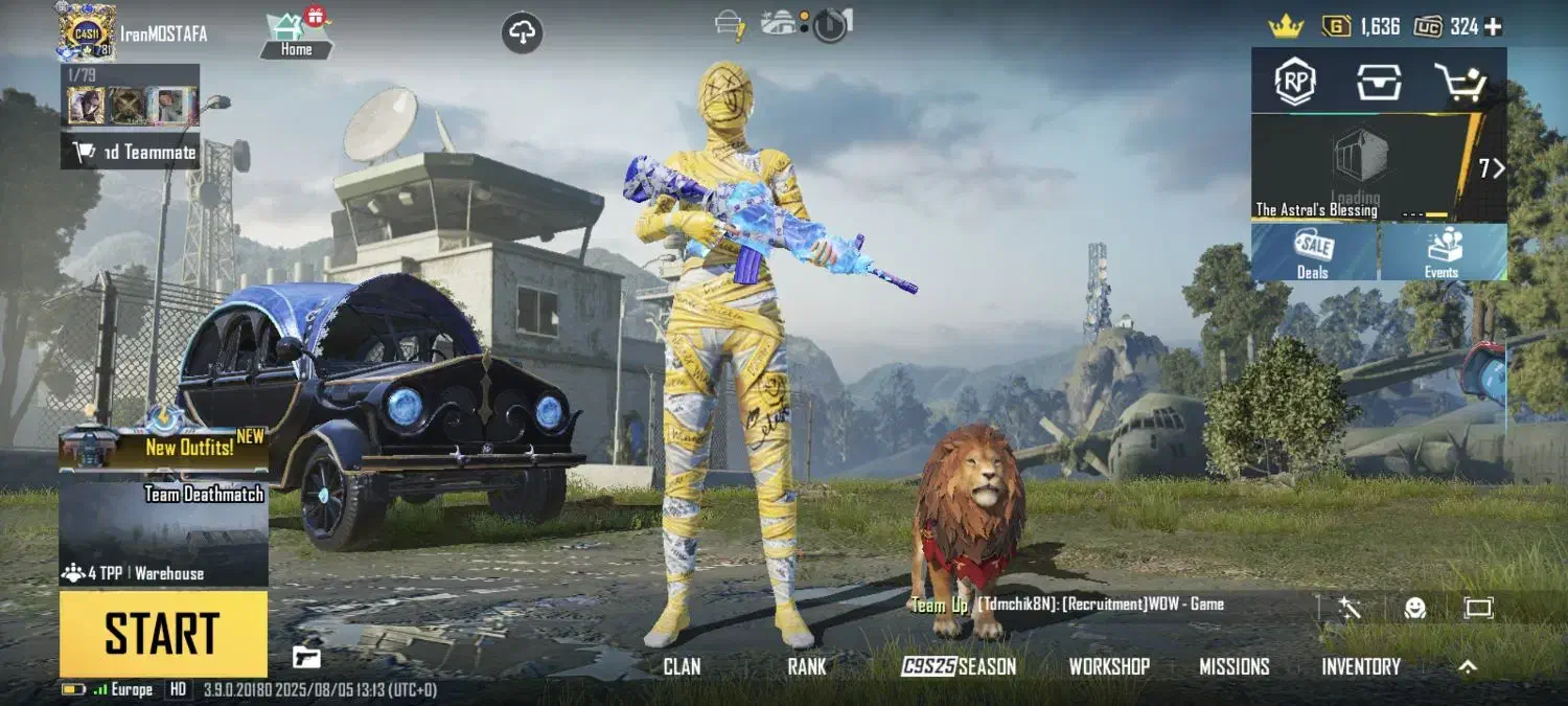 اکانت پابجی|کنسول، بازی ویدئویی و آنلاین|قرچک, شهرک الحدید|دیوار