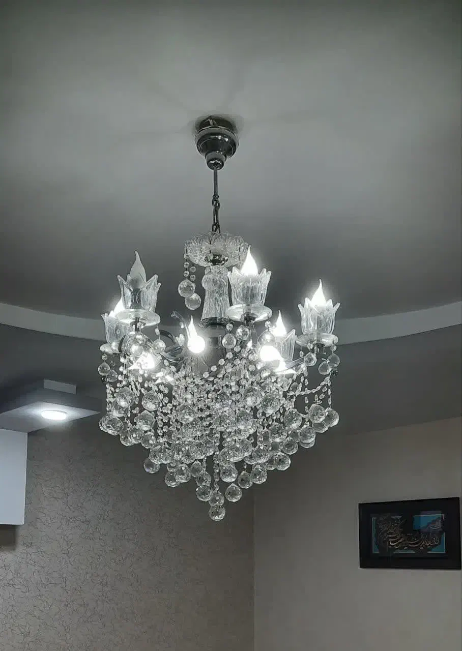 لوستر|لوستر و چراغ آویز|مشکین‌دشت, |دیوار