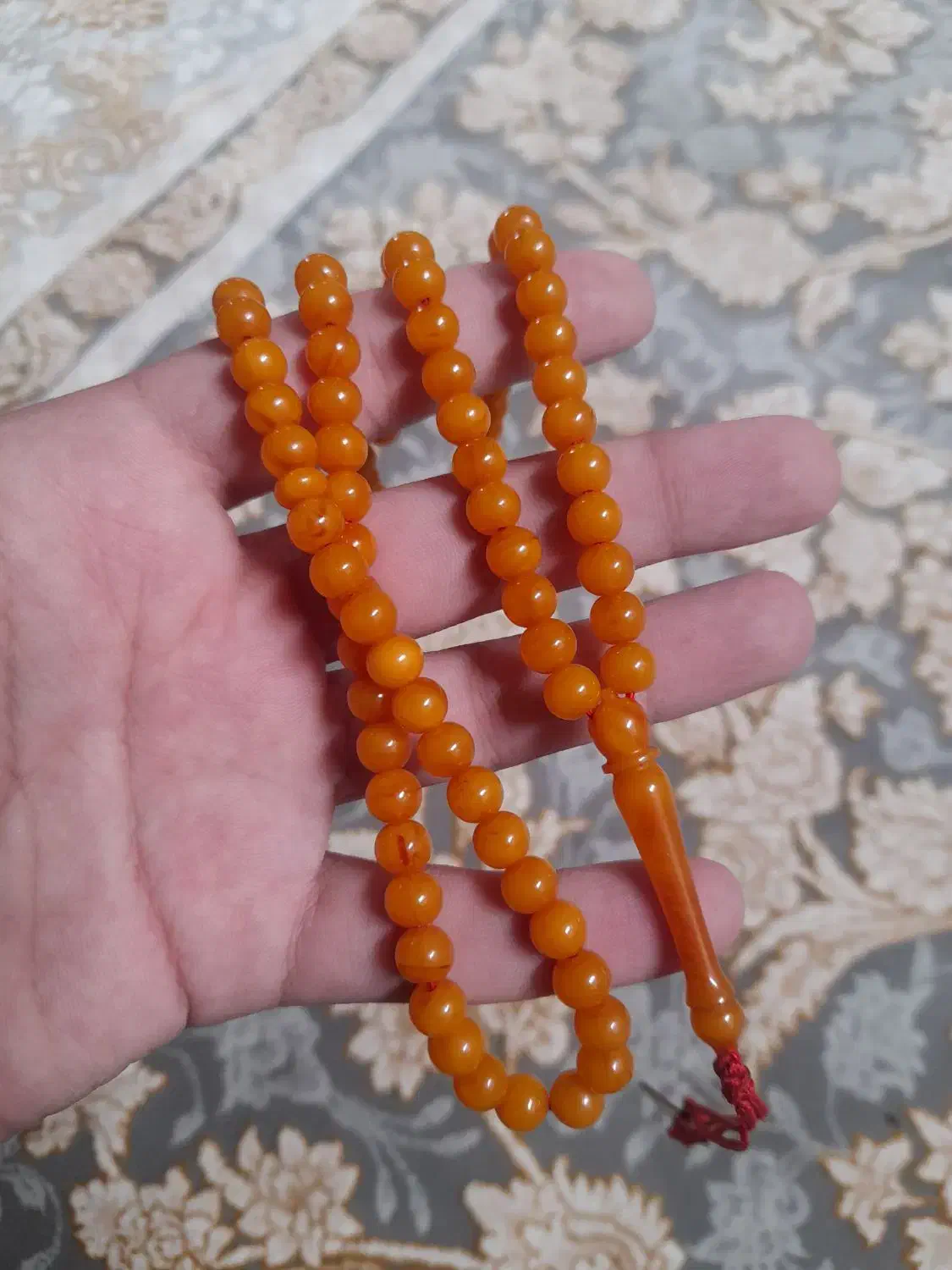 تسبیح کهربا استانبولی|کلکسیون اشیاء عتیقه|سنندج, |دیوار