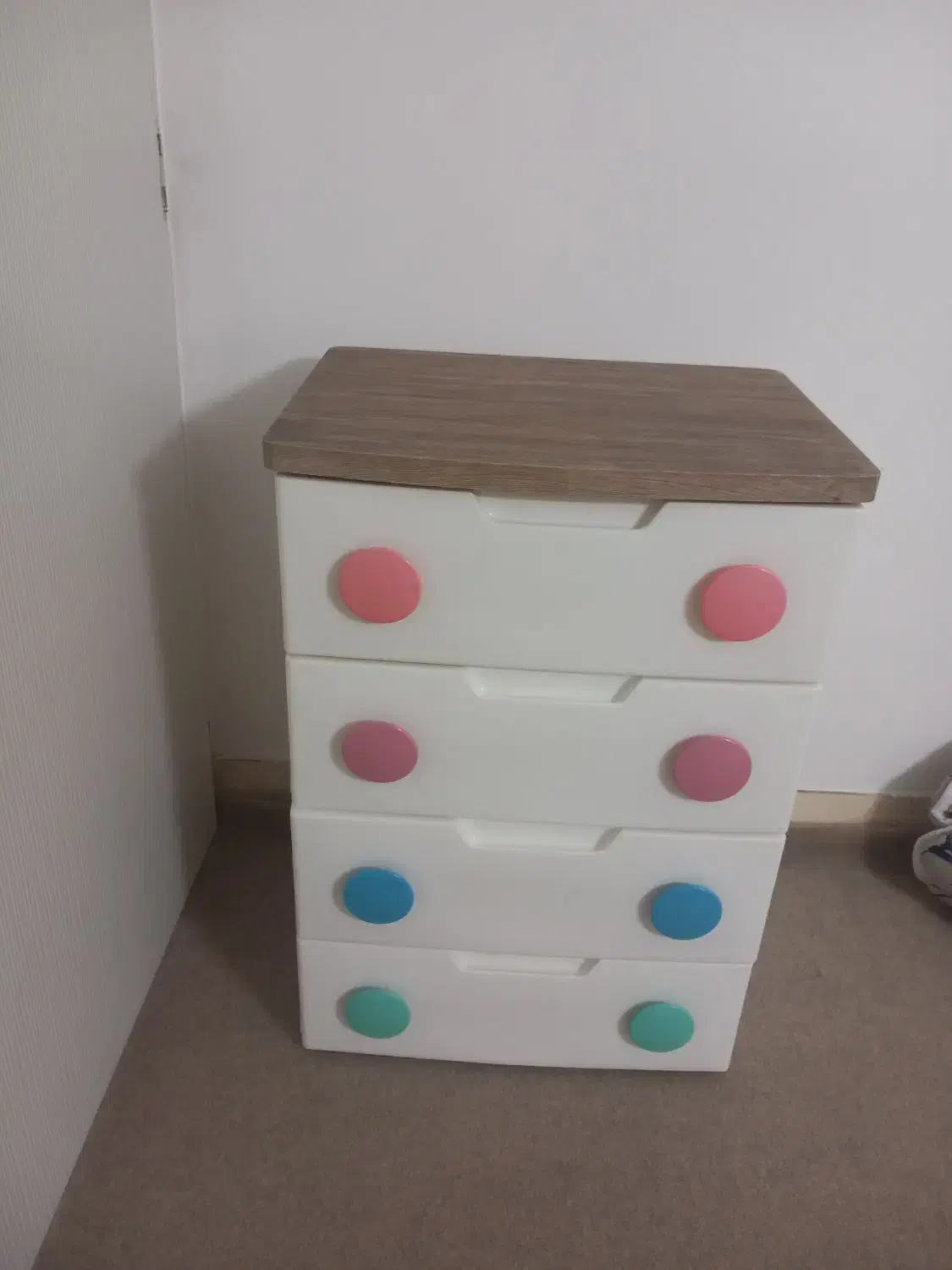 فایل ۴ کشو نو از جنس pvcفشرده|جاکفشی، کمد، دراور|مزرعه کتول, |دیوار