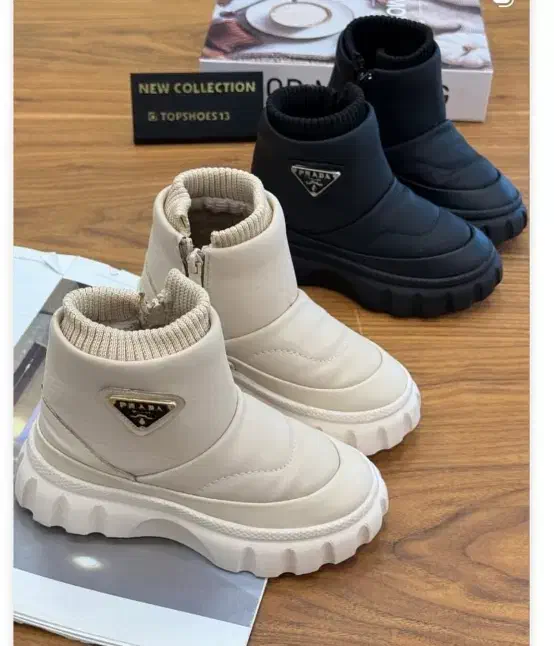 بوت بچگانه پرادا کاپشنی طرح چرم نو|کفش و لباس بچه|اسلامشهر, مطهری|دیوار