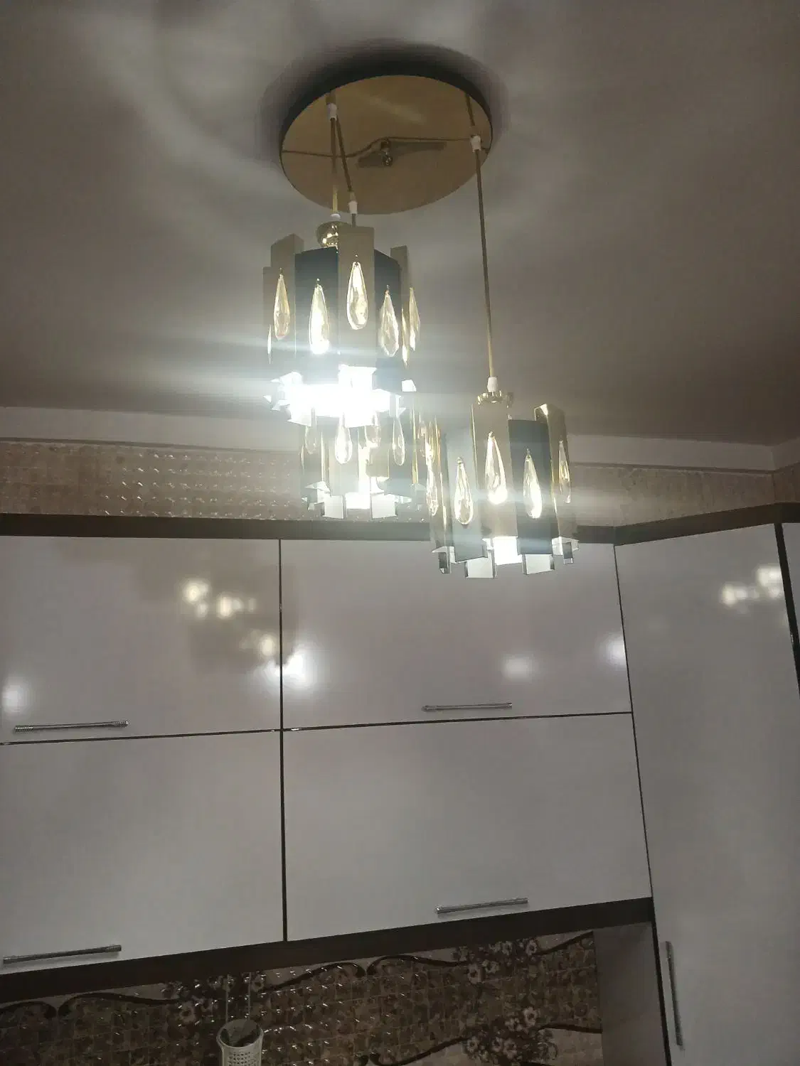 لوستر آشپزخانه|لوستر و چراغ آویز|تبریز, |دیوار