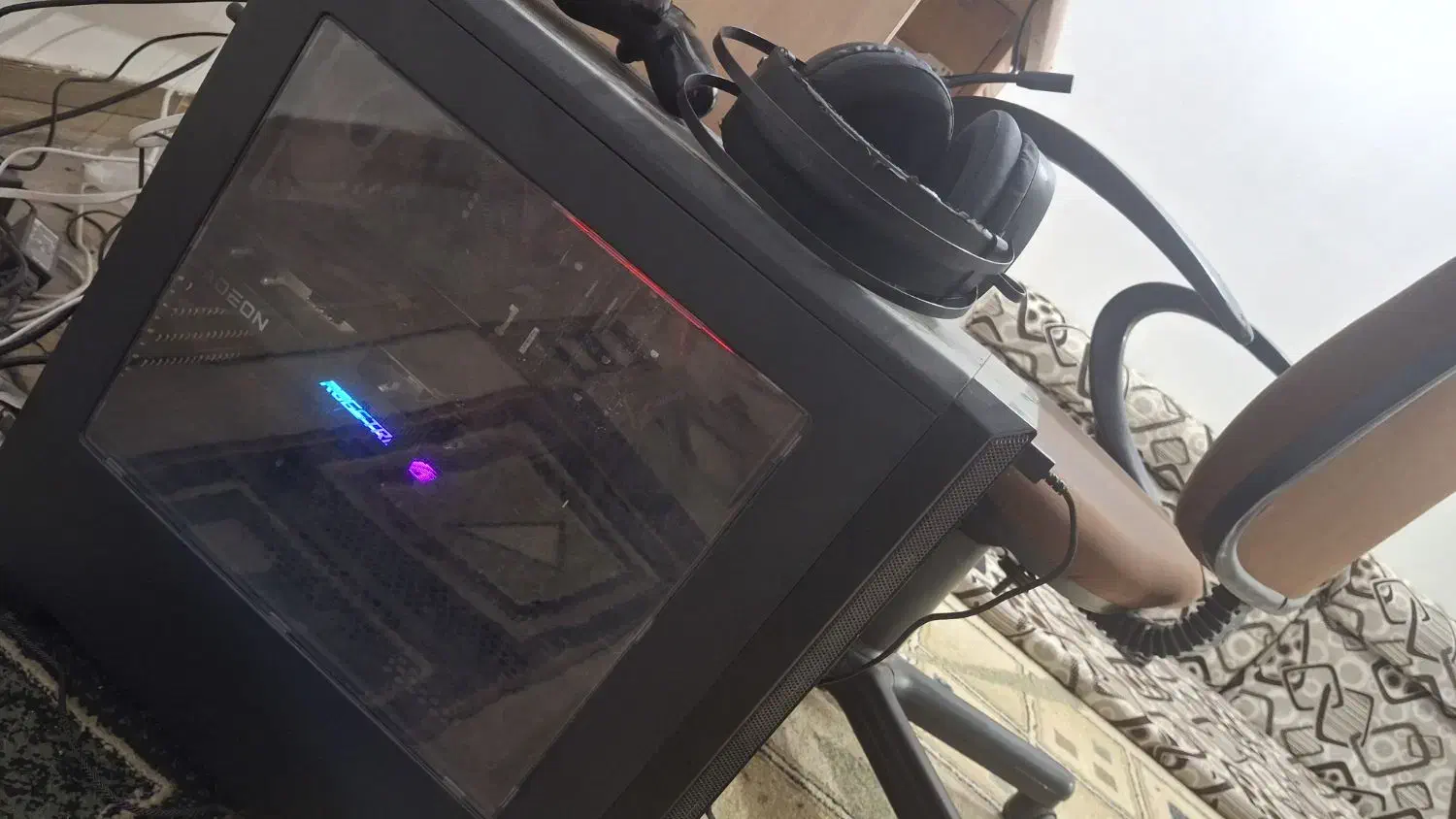 سیستم گیمینگ کامل همراه کیس مانیتور وموس کیبورد|رایانه رومیزی|اهواز, اسلام آباد شرقی|دیوار