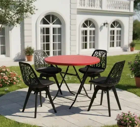 میز و صندلی ناهارخوری پلاستیکی کفی پارچه ای|میز و صندلی غذاخوری|تهران, سلسبیل شمالی|دیوار