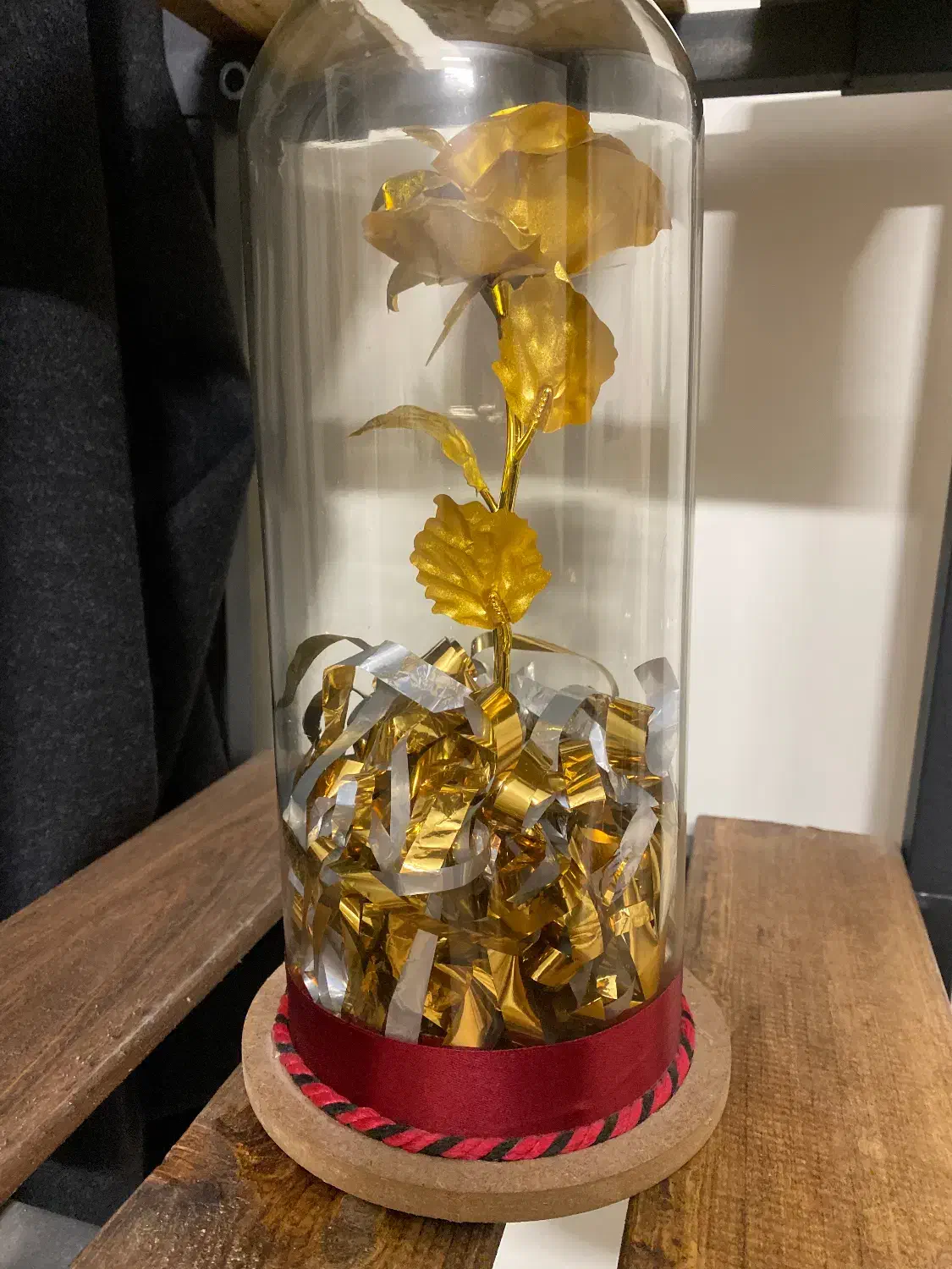 رز طلایی|صنایع دستی و سایر لوازم تزئینی|کرج, عظیمیه|دیوار