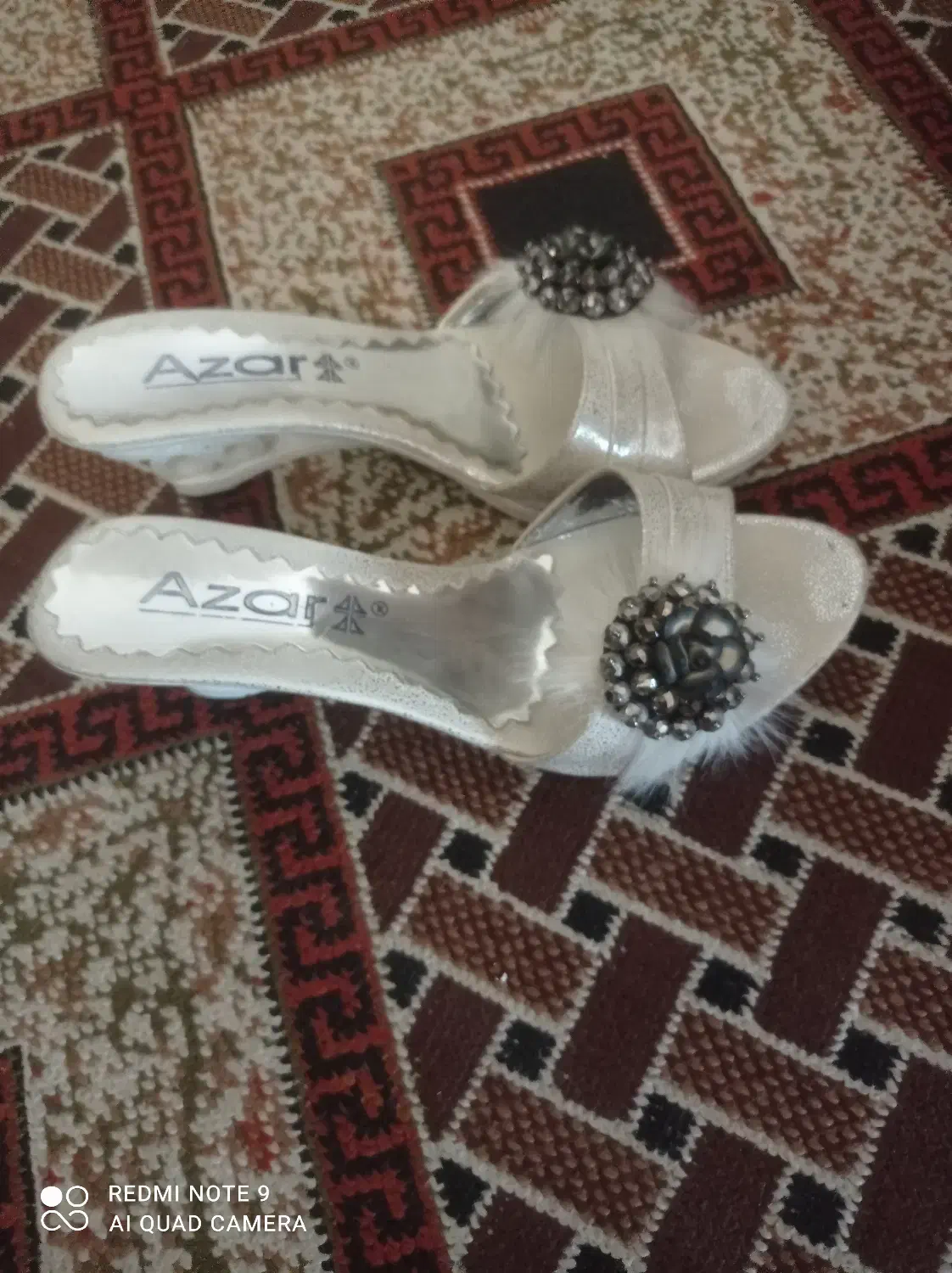 دمپایی مجلسی زنانه شیک وتمیز مناسب عروس|کیف، کفش، کمربند|اصفهان, محله سفلی|دیوار