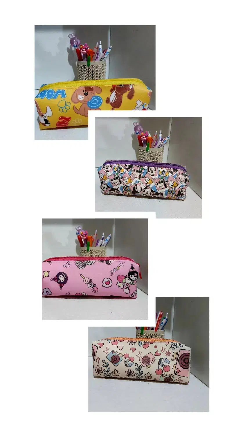 کیف و جا مدادی چرم طرح دار فانتزی|کیف، کفش، کمربند|مرودشت, تامین اجتماعی‎|دیوار