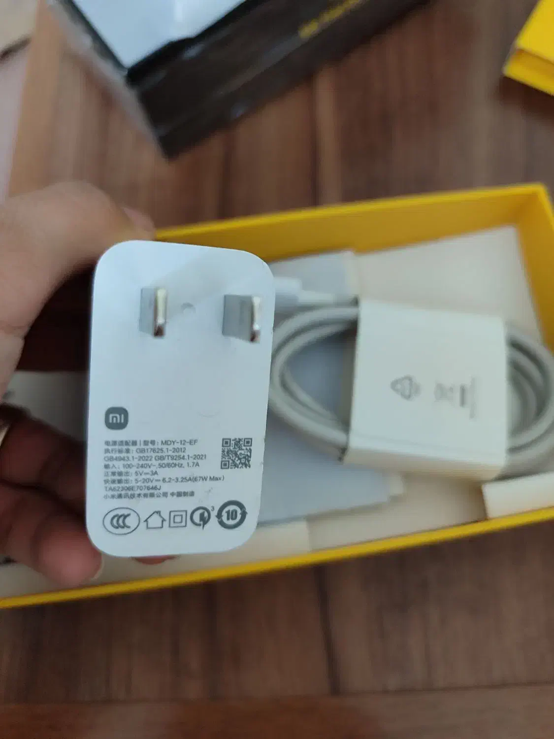 شارژر اورژینال 67 وات. سرکارتنی|لوازم جانبی موبایل و تبلت|قم, پردیسان|دیوار