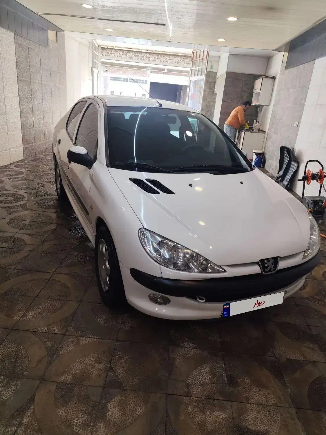 206 سفید  sd. v8 فول|خودرو سواری و وانت|بوکان, |دیوار