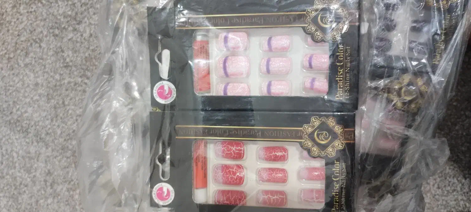 ناخن مصنوعی 65 بسته باچسب مخصوص|حراج|بهارستان, |دیوار