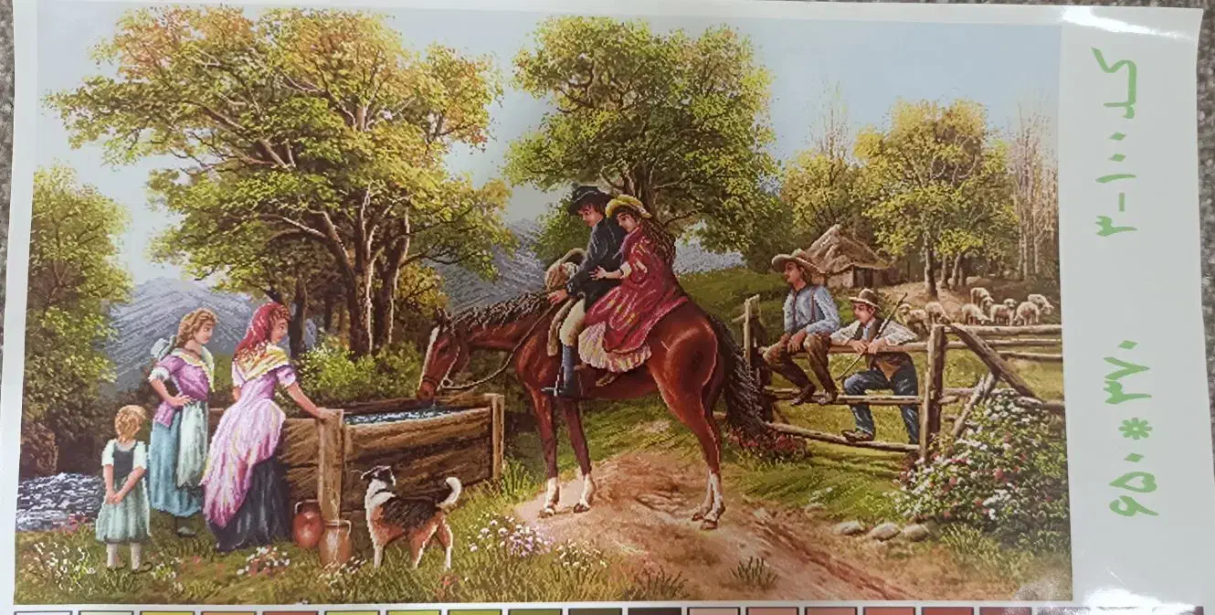 دار چله کشی شده|تابلو فرش|بندرعباس, |دیوار