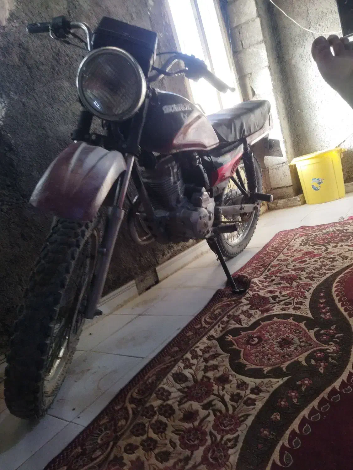 موتورداییچی|موتورسیکلت|بافت, |دیوار