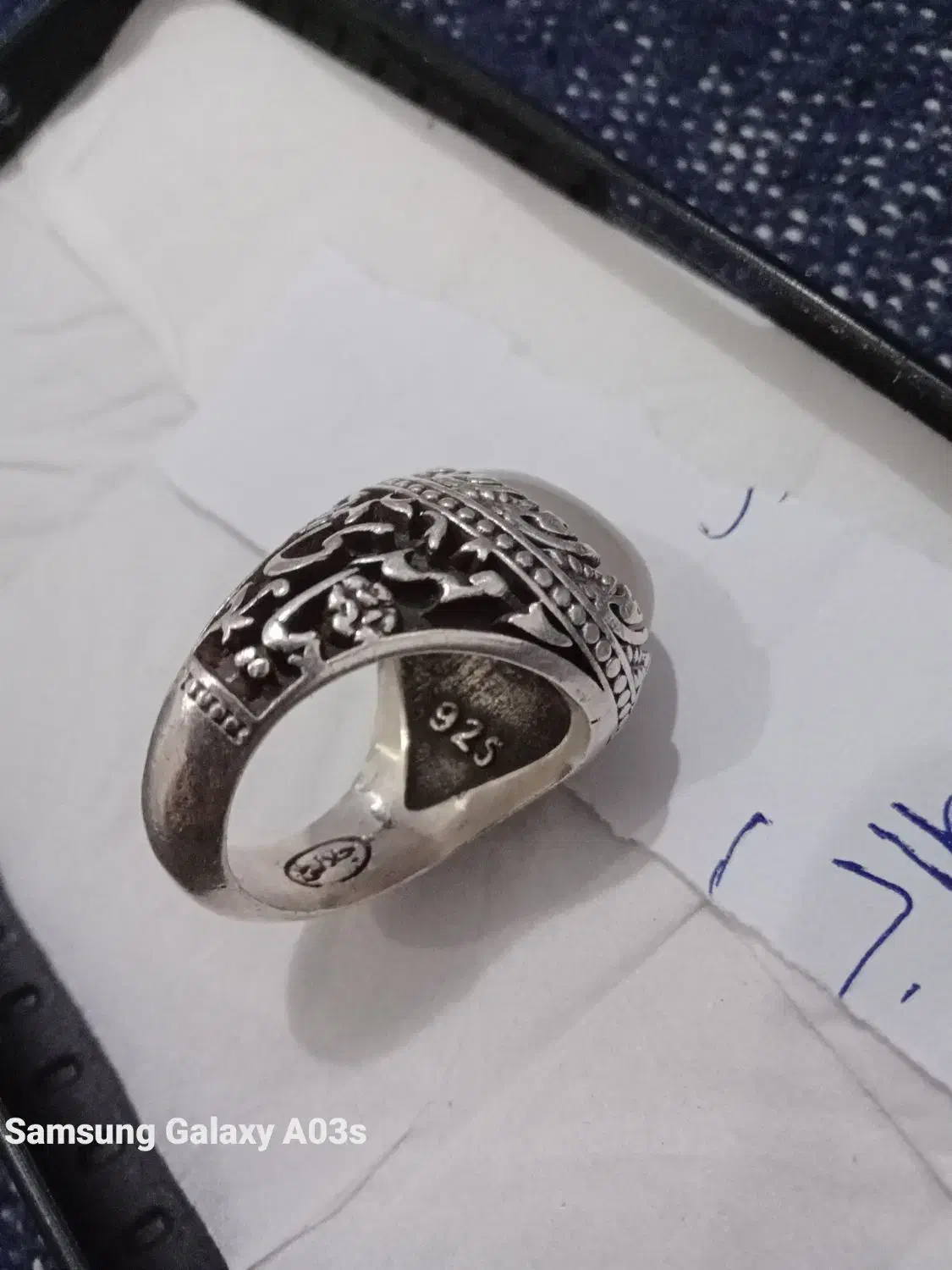 انگشتر نقره درجه یک 925|جواهرات|دورود, |دیوار